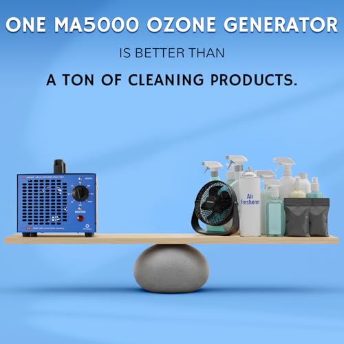 High Capacity Ozone Generator 2000 Sq Ft Air Purifier and Odor Eliminator