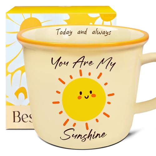 You Are My Sunshine 11oz Coffee Mug – Funny Yellow Cute Gift for Women