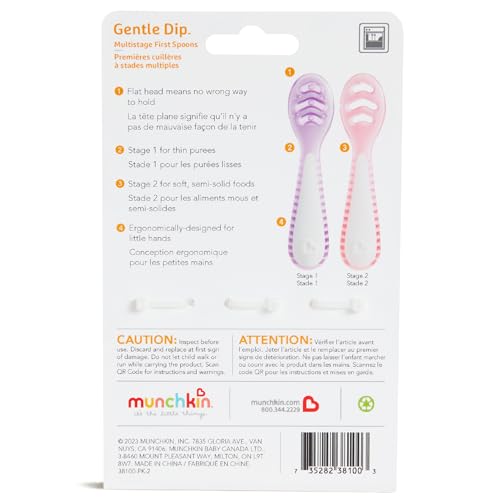 Silicone Baby Training Spoons for Self Feeding and Weaning 3-Pack