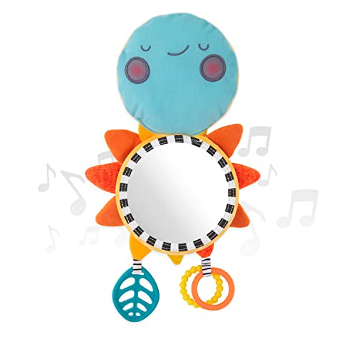 Musical Sunshine Activity Mirror with Teether and Sensory Textures