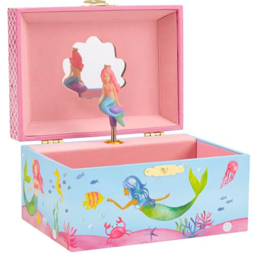 Jewelry Box for Girls - Musical Mermaid Design with Storage Compartments