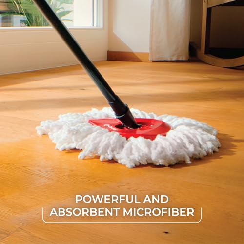 O-Cedar EasyWring Microfiber Spin Mop & Bucket Floor Cleaning System