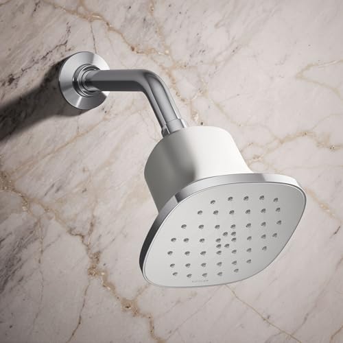 Square Single-Function Filtered Showerhead, 1.75 GPM, Polished Chrome