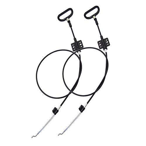 Universal Recliner Release Cable with D-Ring Pull Handle (2 Pack, 4.75" Exposed)