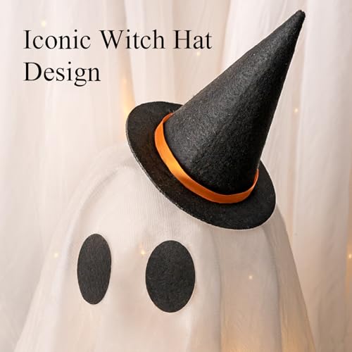 Set of 3 Light Up Ghost Halloween Decorations with Remote & Timer