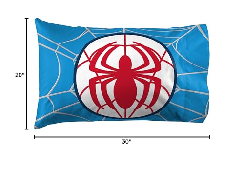 Jay Franco Marvel Spider-Man Kids Pillowcase - Reversible Microfiber 20x30