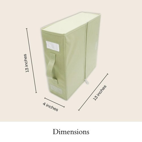 Larkspur & Poppy Sheet Organizers and Storage - Magic Fold Design for Efficient Linen Closet Organizers and Storage - Ideal Bed Sheet Organizer (Oatmeal 2.0)