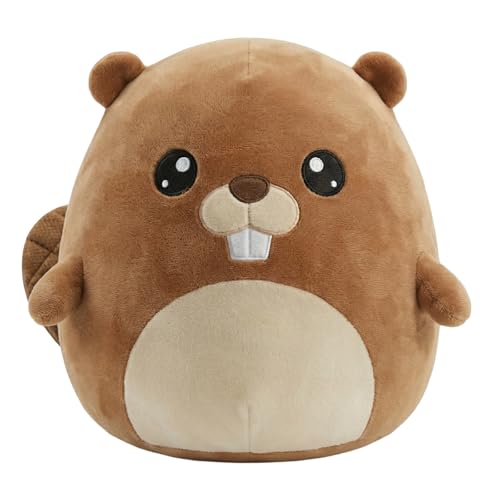9.8-Inch Beaver Plush Toy – Decorative Stuffed Animal Tabletop Ornament