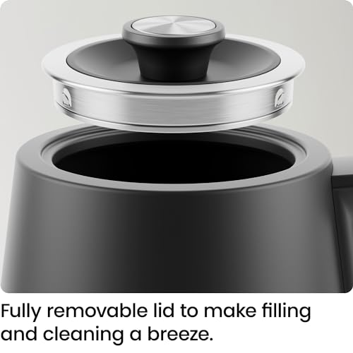 0.8L Gooseneck Electric Kettle for Pour Over Coffee and Tea - Black