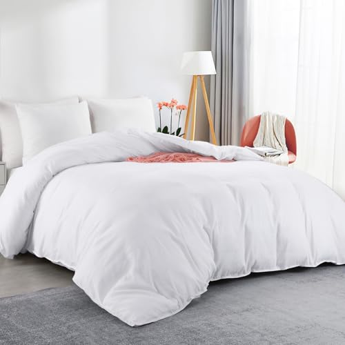 Oversized King Duvet Cover 120x120 Inch - Ultra Soft Microfiber
