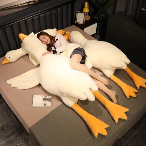 Giant Goose Stuffed Animal - 74.8 Inch Soft Plush Hugging Pillow