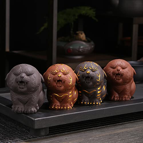 Hoobar Turtle Ceramic Tea Pet - Lucky Yixing Zisha Tea Accessories for Tea Fans