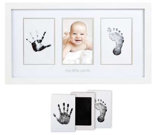 Baby Hand and Footprint Frame Kit - Mess-Free Inkless Keepsake Set