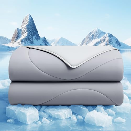 Cooling Comforter King Size - Breathable Soft Blanket for Hot Sleepers