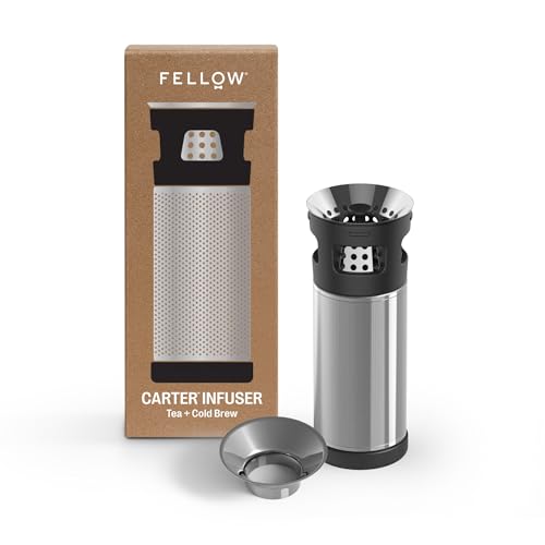 Fellow Carter Stainless Steel Tea Infuser for Loose Leaf & Cold Brew - 16 oz