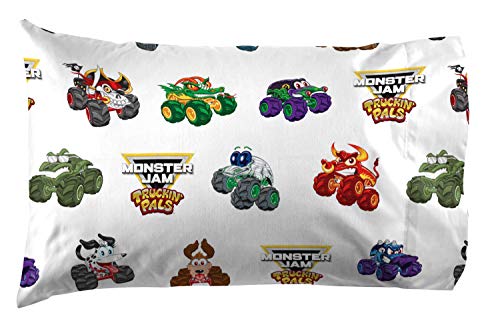 Jay Franco Monster Jam 3-Piece Toddler Sheet Set - Soft Microfiber Bedding