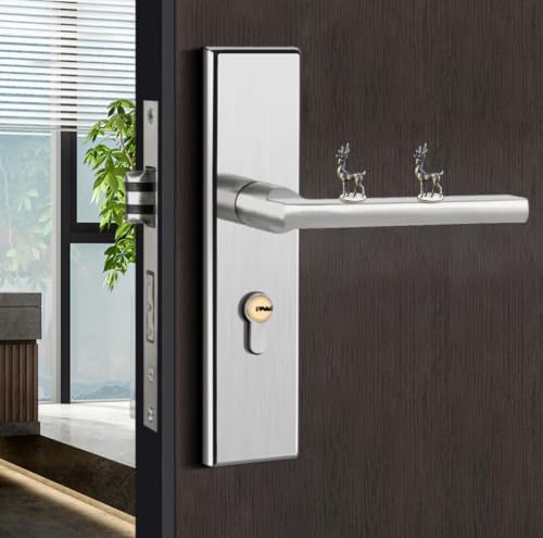 3-Piece Brass Fawn Magnetic Door Hinge Toppers - Decorative Animal Accents