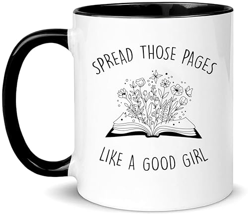 Funny Good Girl Reader Mug - 11oz Ceramic Coffee Cup for Book Lovers