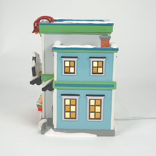 Department 56 Peanuts Village Chuck's Sporting Goods Store Lit Building, 6.81 Inch