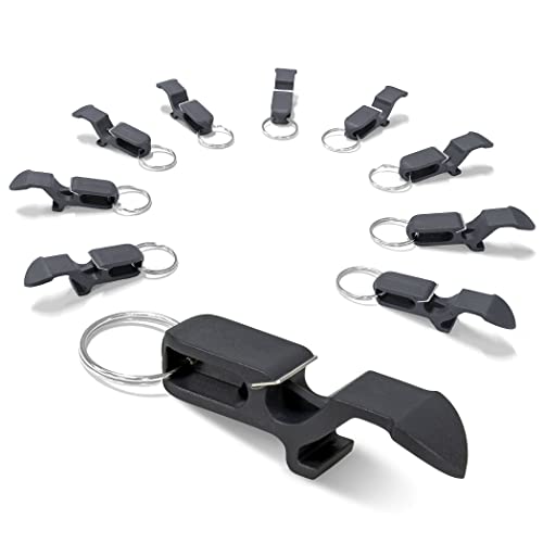 GoPong Ultimate Beer Shotgun Keychain Opener 10 Pack - Gray Party Favors