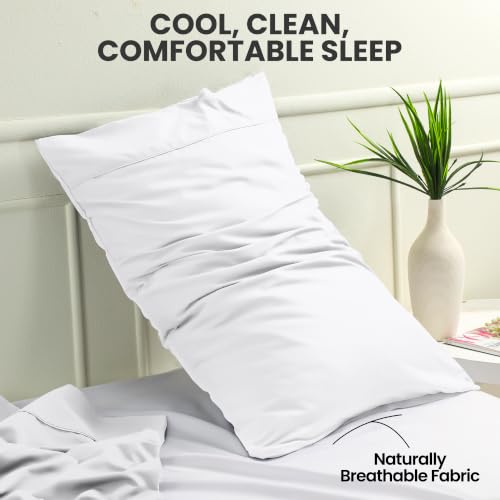 Utopia Bedding Queen Size Pillowcases Set of 4 - Soft Microfiber Covers