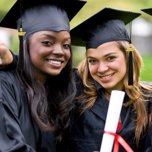 2027 Graduation Cap Tassel with Gold Year Charm, Premium Polyester Tassel