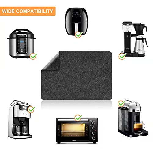Heat-Resistant Countertop Protector Mat for Air Fryers, 2-Pack