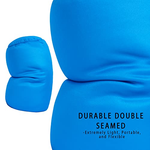 Soft Microbead Travel Neck Pillow - 7x12 Inch Support for Kids & Adults