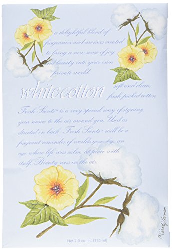 White Cotton Scented Sachets for Closets and Drawers, 6-Pack