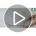 600 Thread Count 100% Cotton Sateen Pillowcases - Set of 2, Bright White