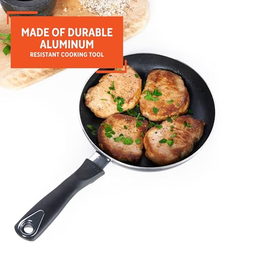 IMUSA IMU-25010TGT Nonstick Bistro Saute Pan, 10", Black