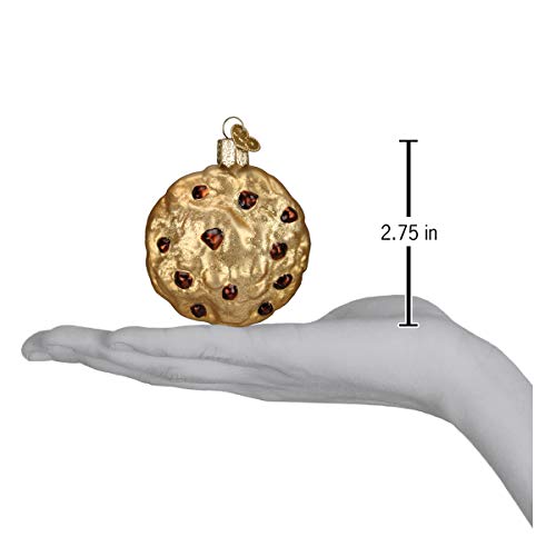 Handcrafted Glass Chocolate Chip Cookie Christmas Tree Ornament