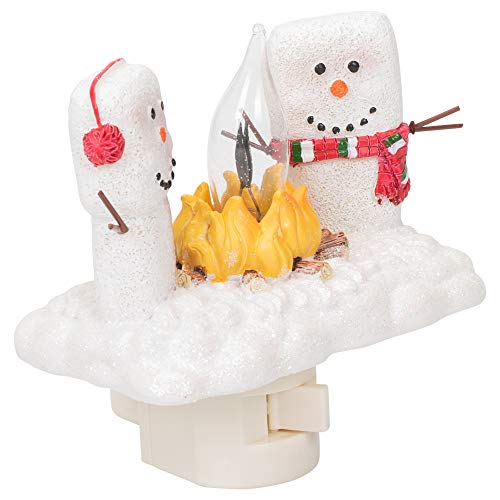 Roman 4.5 inch Marshmallow Snowman Night Light