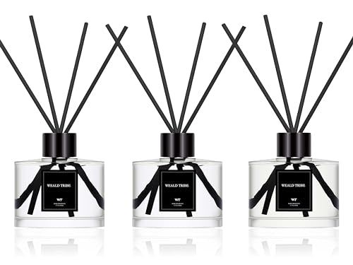 3-Piece Reed Diffuser Set, Fresh Linen, Ocean & Eucalyptus Mint Scents