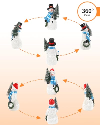 iStatue Christmas Collectible Figurines, Snowman