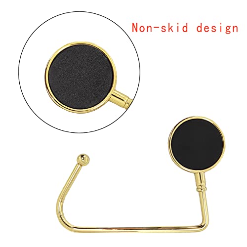 Festanlee Christmas Stocking Holders, 10 Rotatable Non-Slip Mantel Hooks in Gold