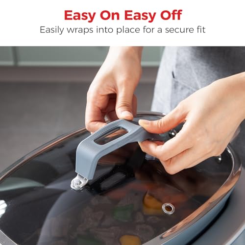 Heat-Resistant Silicone Lid Handle Covers for Multi-Cookers, Set of 2