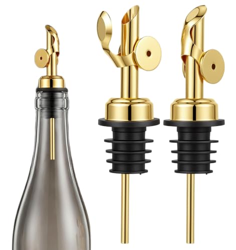 Stainless Steel Olive Oil Spout - Auto-Tilt Pouring Dispenser for Kitchen & Bar