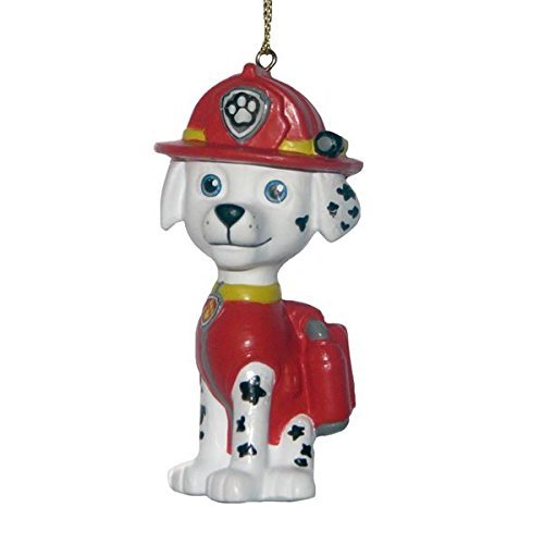 Kurt Adler Paw Patrol Firedog Christmas Tree Ornament - Resin Holiday Decor