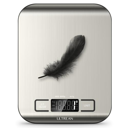 Digital Kitchen Scale - 304 Stainless Steel Food Scale with Tare