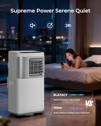 16000 BTU Portable Air Conditioner 5-in-1 Smart AC Unit for Large Rooms