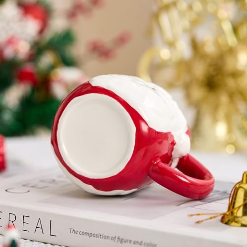 Snuut Santa Claus 12 oz Christmas Mug – Holiday Gift Coffee Cup, Casual