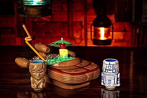 Star Wars Landspeeder Punch Bowl Set with Luke & R2-D2 Muglets | Tiki Drinkware