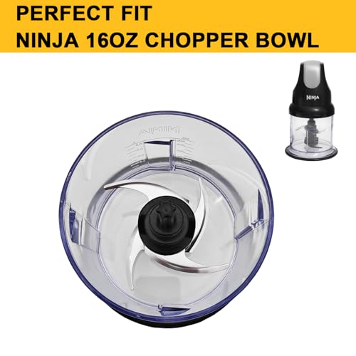4-Blade Stainless Steel Replacement for 200W Food Chopper 16oz Bowl