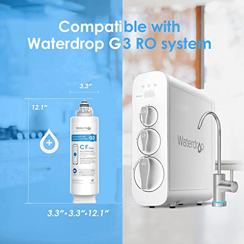 Under-Sink RO Water Filter Replacement - G3-N1CF Coconut Carbon 6-Month