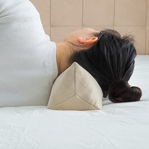 Adjustable Buckwheat Neck Support Pillow for Pain Relief - 6x15 inch
