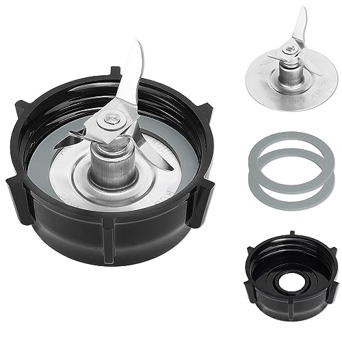 4-Point Stainless Steel Blender Blade with Base and 2 Sealing Gaskets