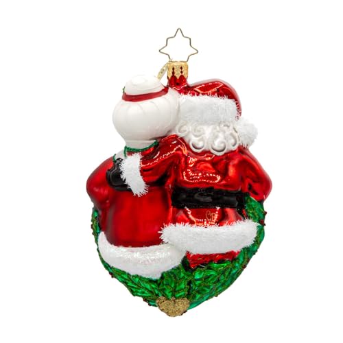 Christopher Radko Handcrafted European Glass Christmas Tree Ornament - Grandparents Gift