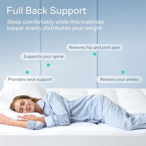 Niagara Sleep Solution Cotton Cooling Mattress Topper Queen Size