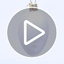 Hand-Blown Glass Deviled Egg Christmas Tree Ornament, 2.75-Inch